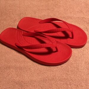 CROCS Vibrant Red Sandals